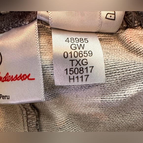 Kid’s Hanna Andersson Gray Fairisle Winter Penguins Flannel Pajama Pants - Picture 8 of 9